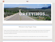 Tablet Screenshot of daytrippintexas.com